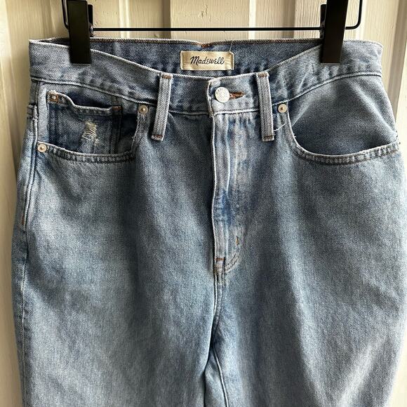 Madewell Baggy Straight Jeans in Earlhurst Wash Ripped Edition - Picture 3 of 11
